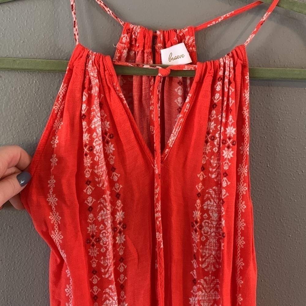 Evereve Braeve Red Short Dress - Picture 2 of 8